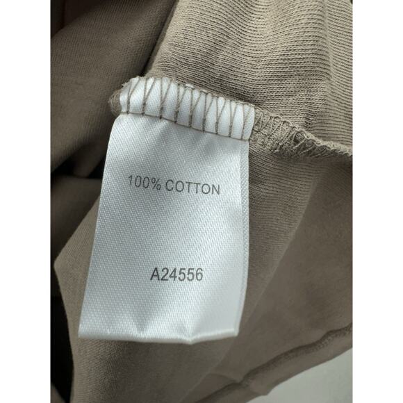 The Tog Shop Womens Shirt Size Large Brown Long Sleeve Mock Neck Cotton - Picture 5 of 12